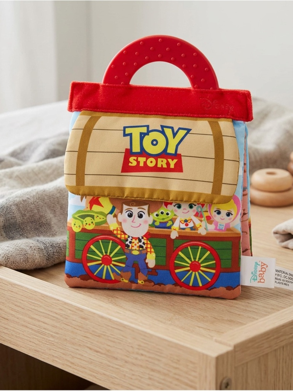 Disney Baby Toy Story Baby Plush Book And Teething Ring 2019 Kids Preferred